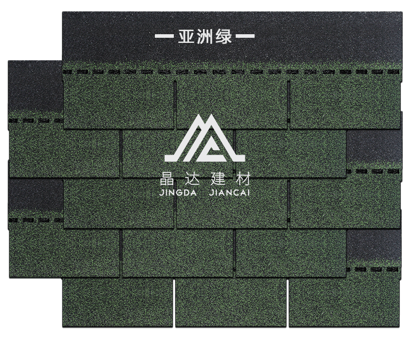 標(biāo)準(zhǔn)單層亞洲綠瀝青瓦組合效果 標(biāo)準(zhǔn)單層亞洲綠瀝青瓦組合效果