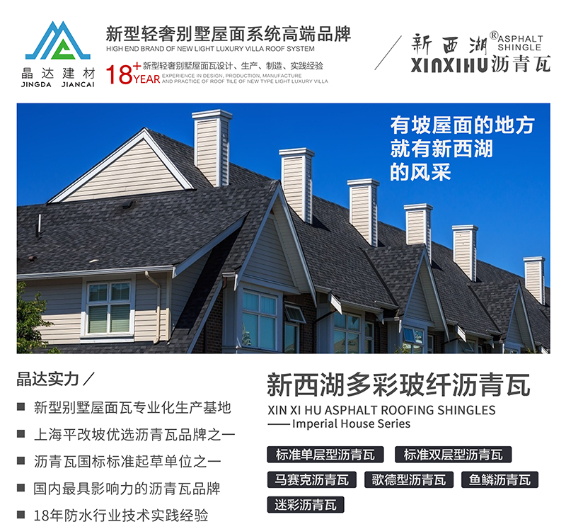 晶達瀝青瓦簡介 晶達瀝青瓦簡介